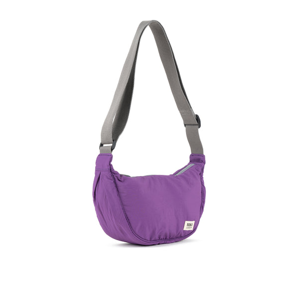Roka London Farringdon Half Moon Bag In Purple