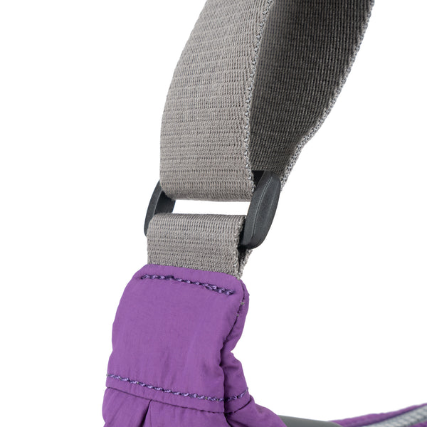 Roka London Farringdon Half Moon Bag In Purple