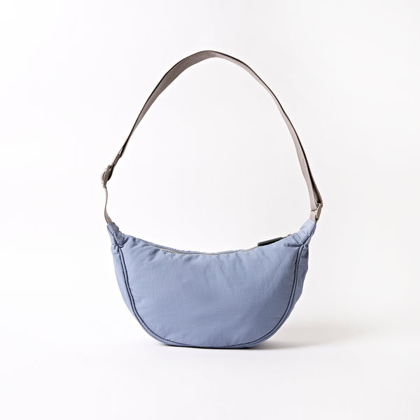 Roka London Farringdon Half Moon Bag In Retro Blue
