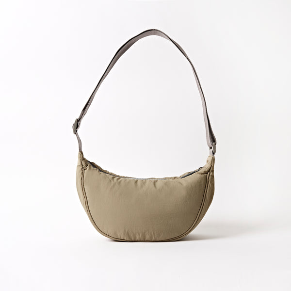 Roka London Farringdon Half Moon Bag In Taupe
