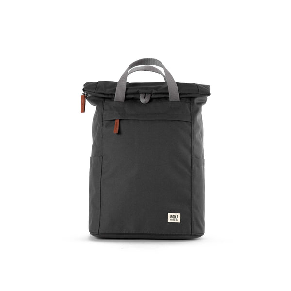 roka london Finchley Backpack in Carbon