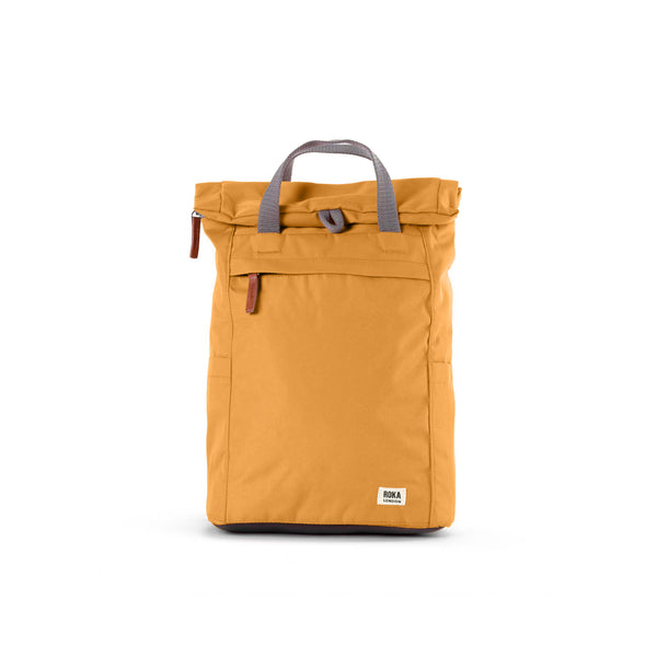 roka london Finchley Backpack in Flax