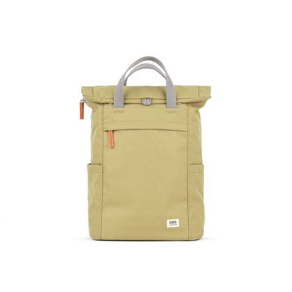 roka london Finchley Backpack in Khaki