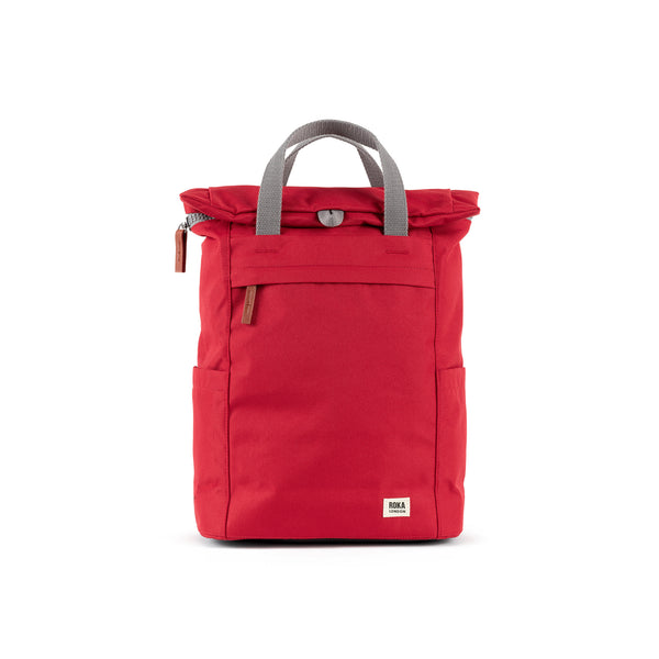 roka london Finchley Backpack in Mars Red