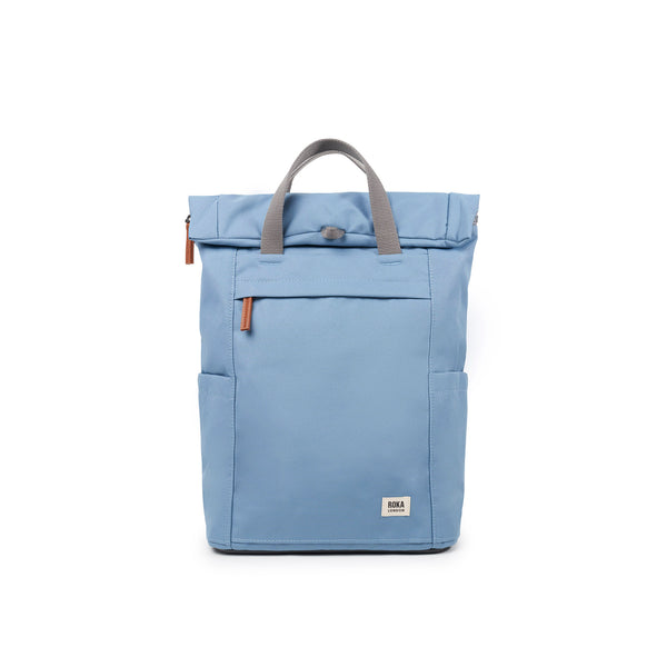 roka london Finchley Backpack in Retro Blue