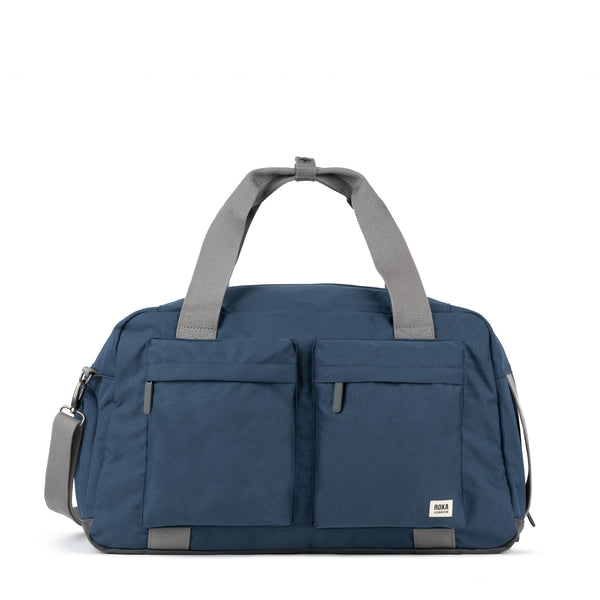 roka london Gatwick Carry-On Duffel in Deep Blue
