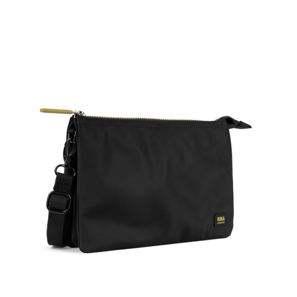 Roka London Gold Label Carnaby Crossbody In Black