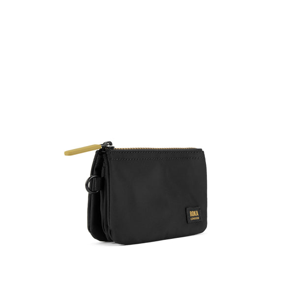 Roka London Gold Label Carnaby Wallet In Black