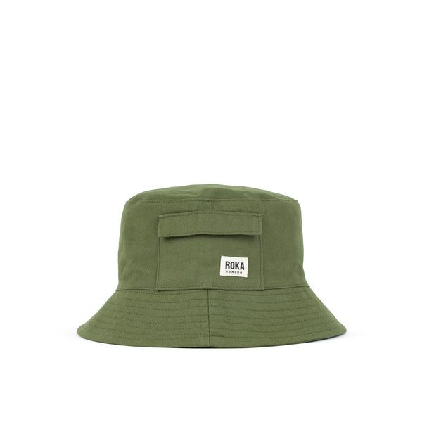 roka london Hatfield Bucket Hat in Avocado