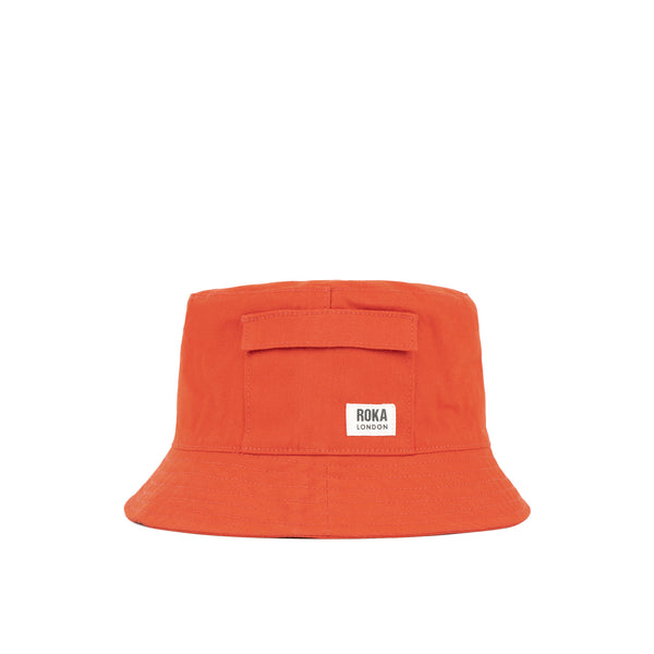 roka london Hatfield Bucket Hat in Rooibos