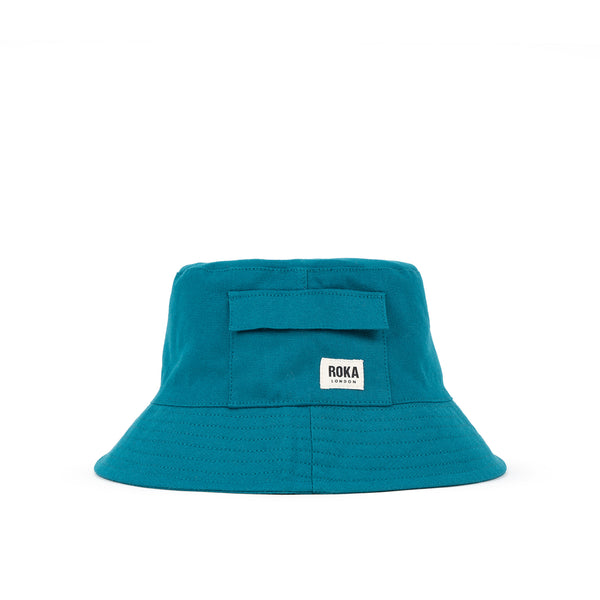 roka london Hatfield Bucket Hat in Teal