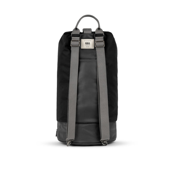 Roka London Heathrow Duffle Bag Backpack In Ash