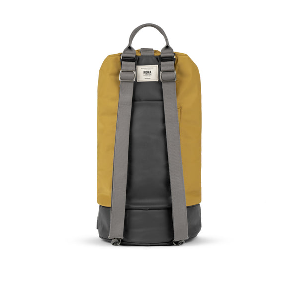 Roka London Heathrow Duffle Bag Backpack In Corn