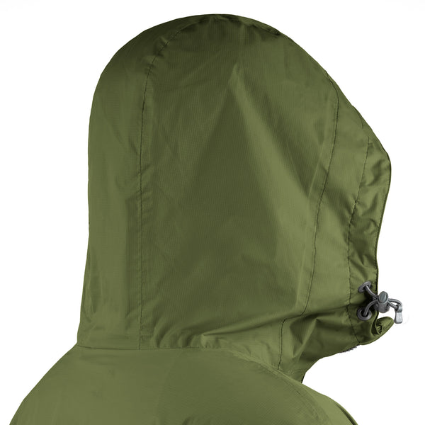 Roka London Holborn Rain Jacket In Avocado