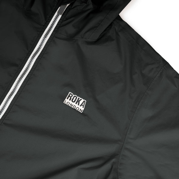 Roka London Holborn Rain Jacket In Black