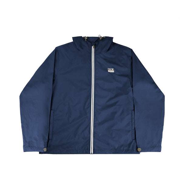 Roka London Holborn Rain Jacket In Deep Blue