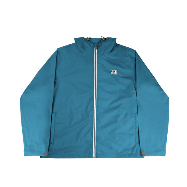Roka London Holborn Rain Jacket In Teal