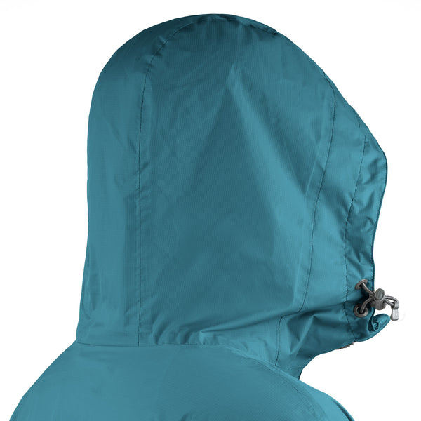 Roka London Holborn Rain Jacket In Teal