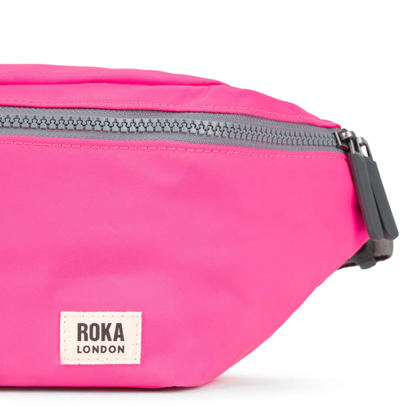 Roka London Jubilee Hip Bag In Neon Pink