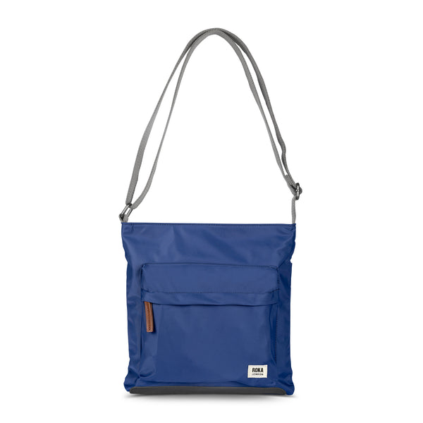 roka london Kennington Crossbody in Burnt Blue
