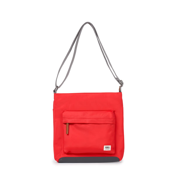 roka london Kennington Crossbody in Chilli Oil