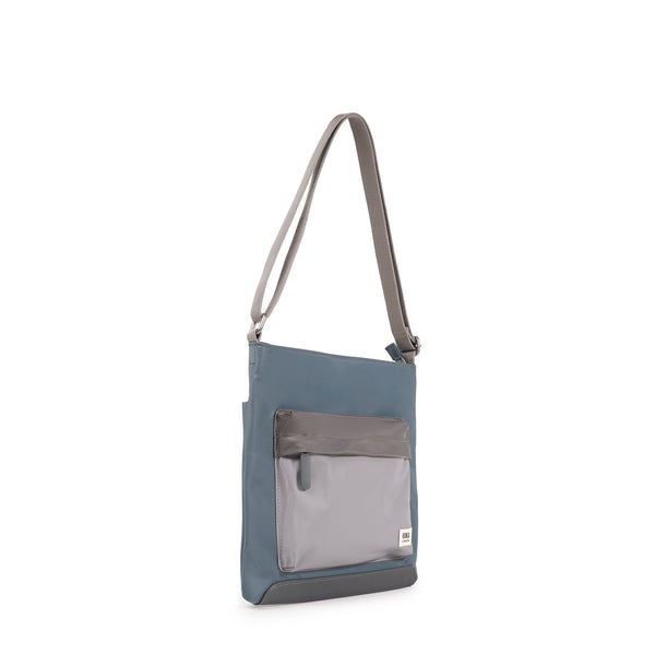Roka London Kennington Crossbody In Grey Tonal