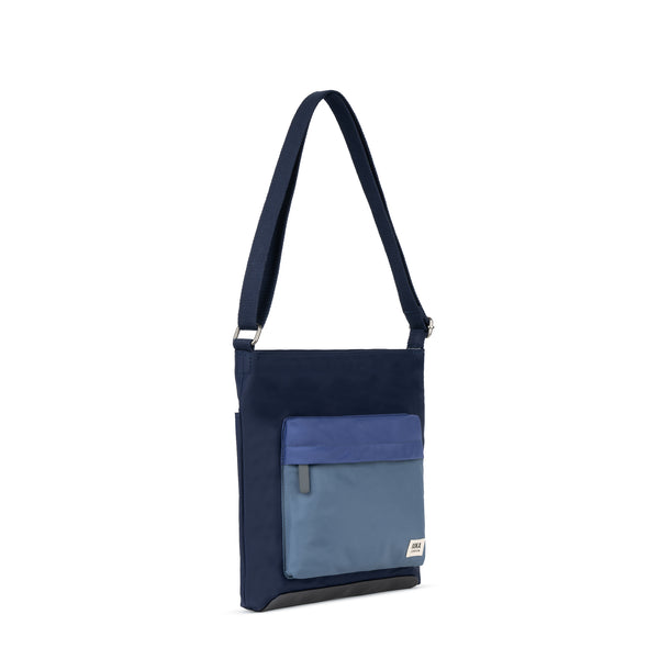 Roka London Kennington Crossbody In Indigo Tonal