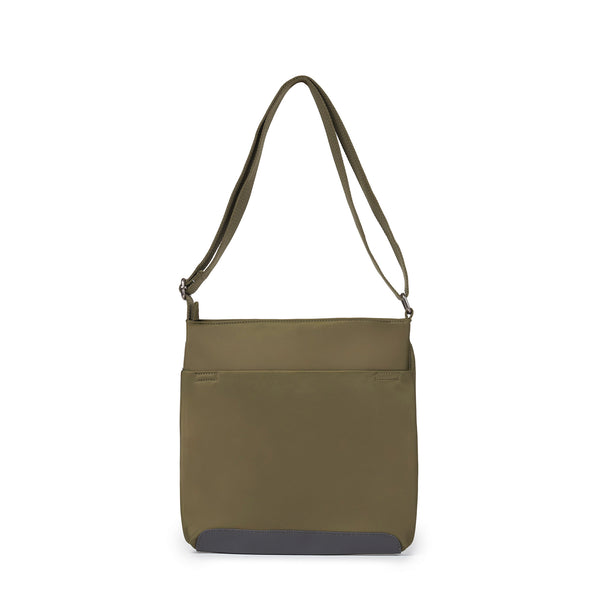 Roka London Kennington Crossbody In Military Tonal