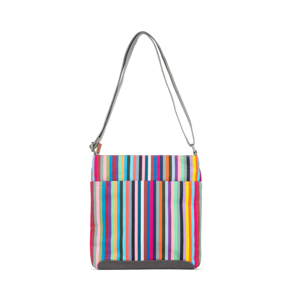 Roka London Kennington Crossbody In Multi Stripe