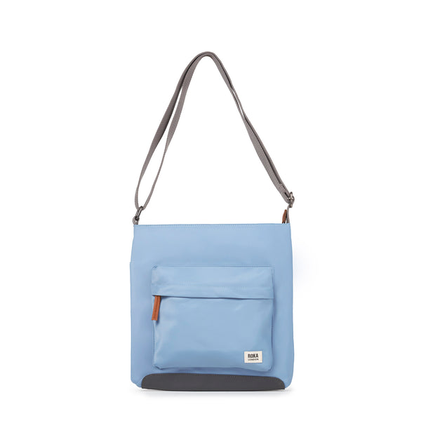roka london Kennington Crossbody in Retro Blue