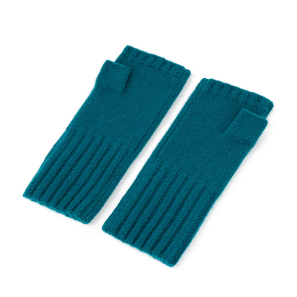 Roka London Metropolitan Cashmere Gloves In Teal