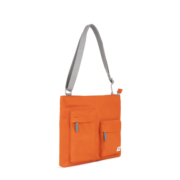 Roka London Moorgate Messenger In Burnt Orange