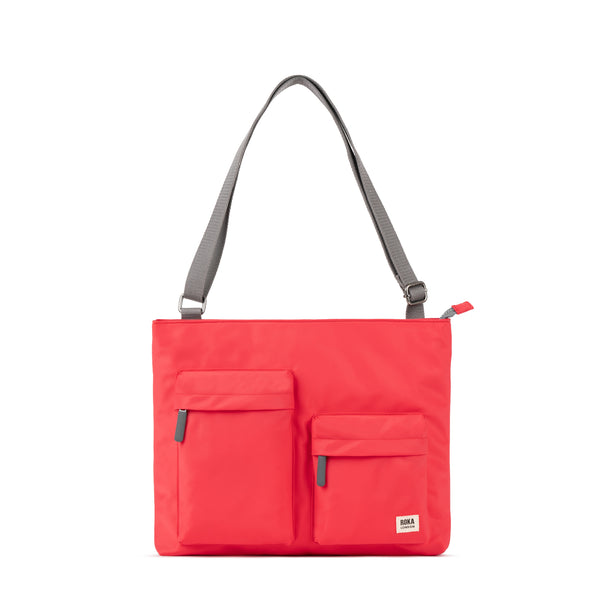 roka london Moorgate Messenger in Poppy