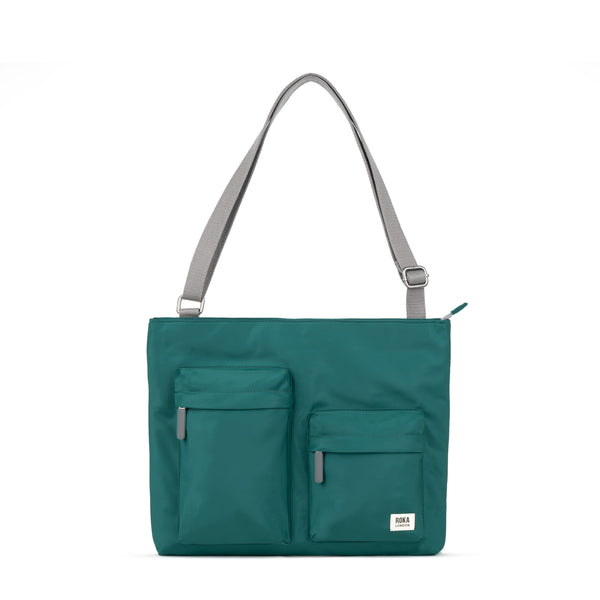 roka london Moorgate Messenger in Teal