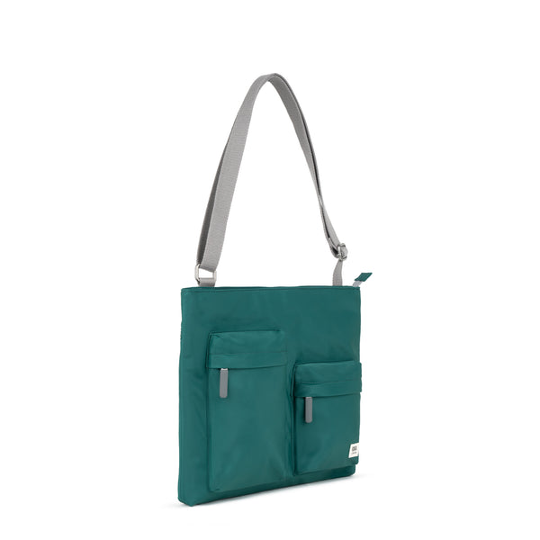 Roka London Moorgate Messenger In Teal