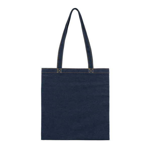 Roka London Notting Hill Tote In Dark Wash Denim