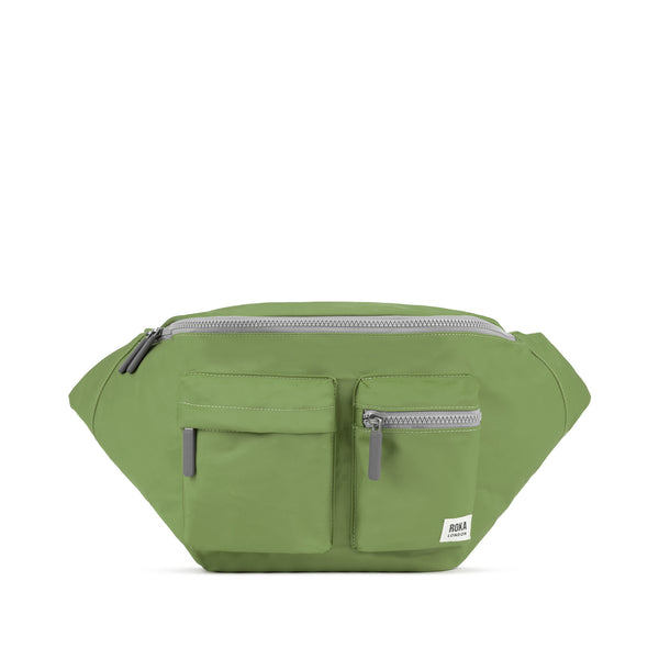 roka london Oval Crossbody Bag in Avocado