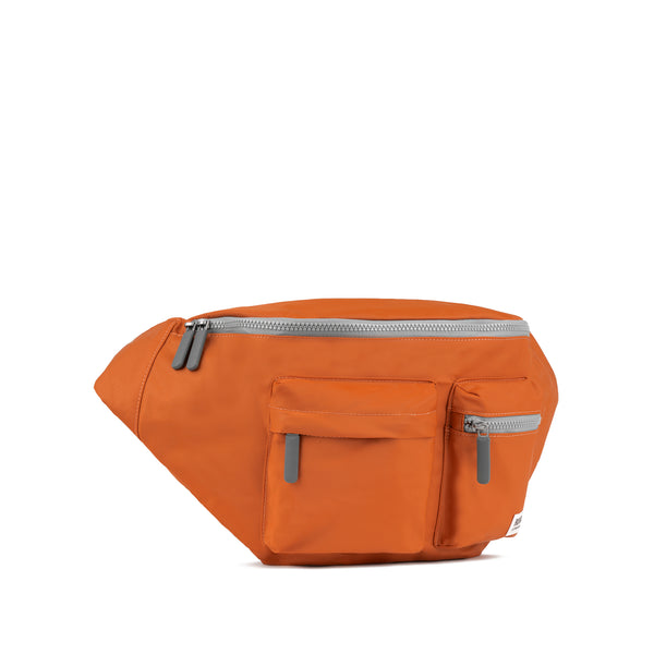 Roka London Oval Crossbody Bag In Burnt Orange