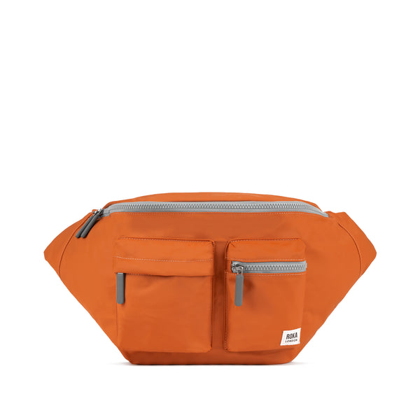 roka london Oval Crossbody Bag in Burnt Orange