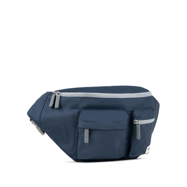 Roka London Oval Crossbody Bag In Midnight