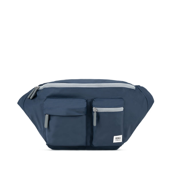 roka london Oval Crossbody Bag in Midnight