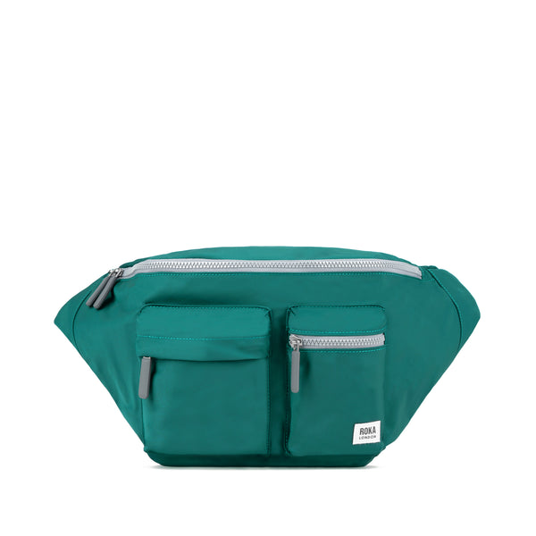 roka london Oval Crossbody Bag in Teal