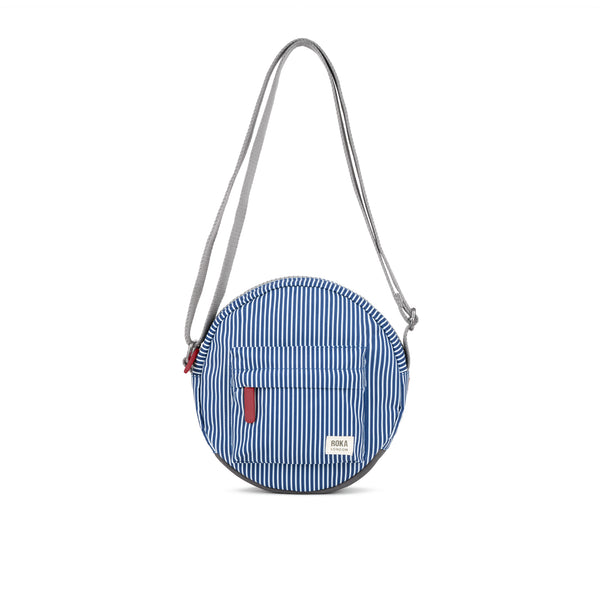 roka london Paddington Crossbody in Blue Hickory