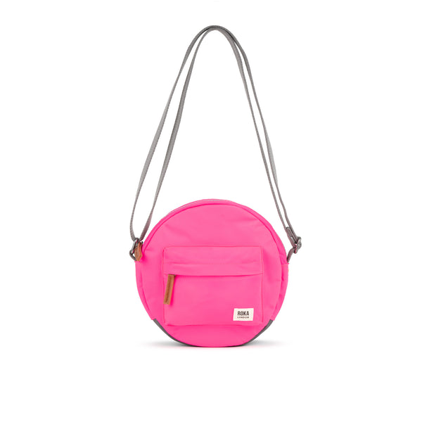 roka london Paddington Crossbody in Neon Pink