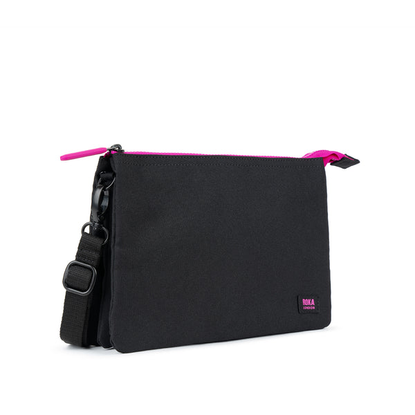 Roka London Pink Label Carnaby Crossbody In Black