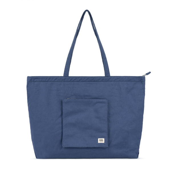 roka london Portobello Tote in Indigo