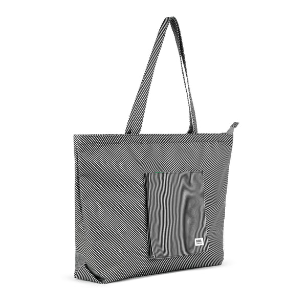 Roka London Portobello Tote In Mixed Hickory