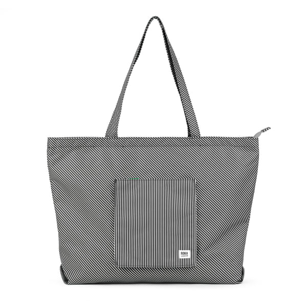roka london Portobello Tote in Mixed Hickory