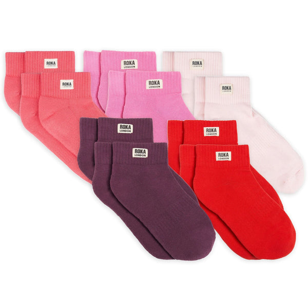 Roka London Rosy Multipack - Wembley Socks For Women