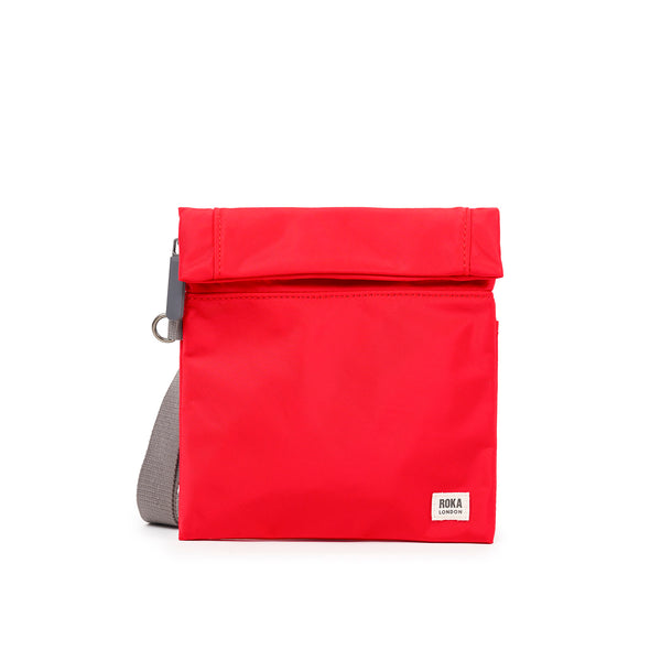 roka london Stratford Crossbody in Chilli Oil